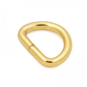 High Quality Colorful Metal D Ring D rings Hardware D Ring For Handbags D Buckle