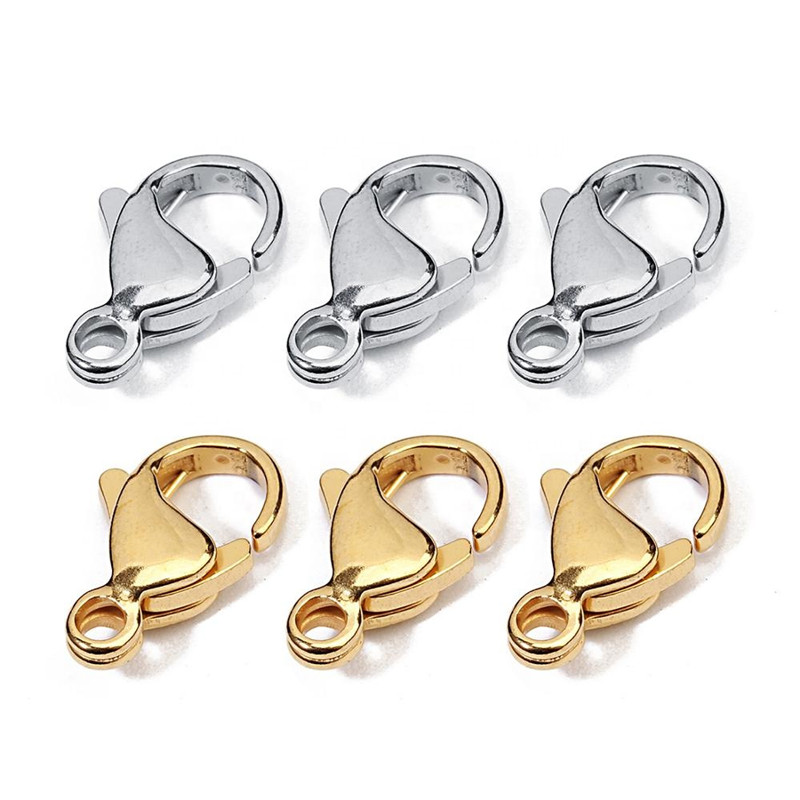 Lobster clasp 901 Lead & Nickel Free copper 18k plated gold lobster clasp for necklace making Jewelry clasp