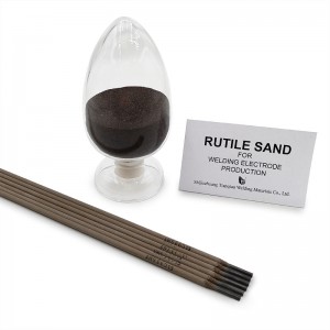 Super Lowest Price Biggest Welding Electrode - Rutile sand for welding electrode production – Tianqiao