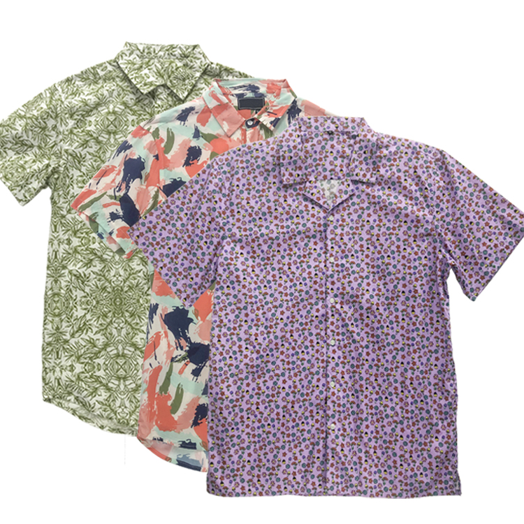 TianYun Man Mushroom Floral Pattern Hawaiian Shirts