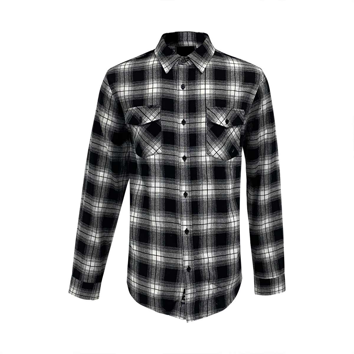 [Copy] TianYun Black plaids classic style 100% cotton man flannel shirts