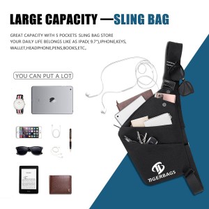 Waterproof durable backpack crossbody backpack bicycle sports bag