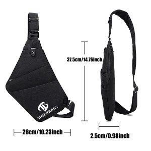 Waterproof durable backpack crossbody backpack bicycle sports bag