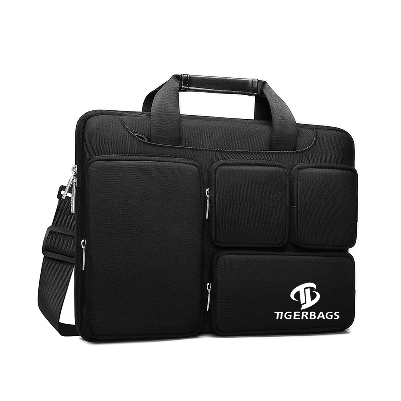 Laptop One Shoulder Crossbody Bag with multiple front bag bag
