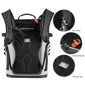 Customizable Leak Proof Soft Surface Cooler Waterproof Insulated Backpack Cooling Pack
