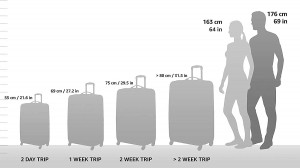 Extendable carry-on suitcase set Wheeled trolley case is adjustable