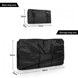 Folding bicycle bag 26 inch thick bicycle transport storage box Bicycle travel bag factory direct sales great discount