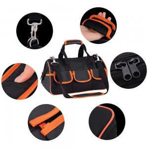 Customizable kits, wide-mouth tool totes, multifunctional kit storage bags, adjustable shoulder straps and plastic-lined external pockets factory direct sales great deals