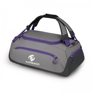 Waterproof fitness travel bag daily duffel bag with multiple compartments
