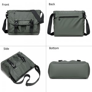 Men’s messenger bag, classic waterproof crossbody bag can be custom sized bike bag