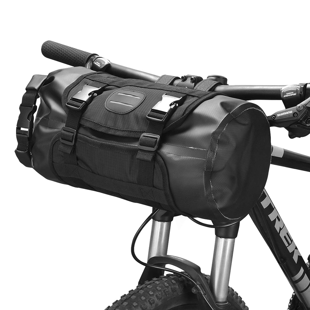 Waterproof outdoor bike front frame storage bag Bike front handlebar bag Road mountain bike bike accessory bag