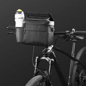 Bicycle handlebar bag with foldable multi-functional handlebar bag factory customized large discount