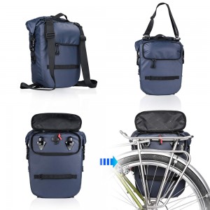 20L Bike Pannier Bag Backpack Multifunctional Cycling Bicycle Rear Seat Trunk Pack Bag Bike Saddle Bag Backseat Pack Bag