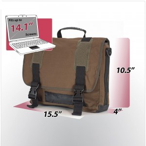 Bicycle messenger bag padded with removable shoulder strap Factory Direct custom messenger bag
