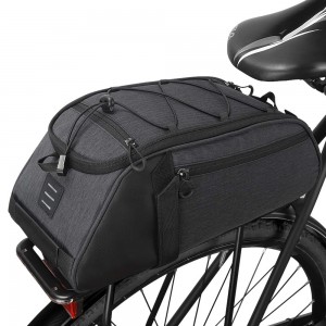 Bike rack bag Waterproof bike backseat bag Bike trunk Cargo bag Road mountain bike road bike transport bag Duffel bag Tote bag