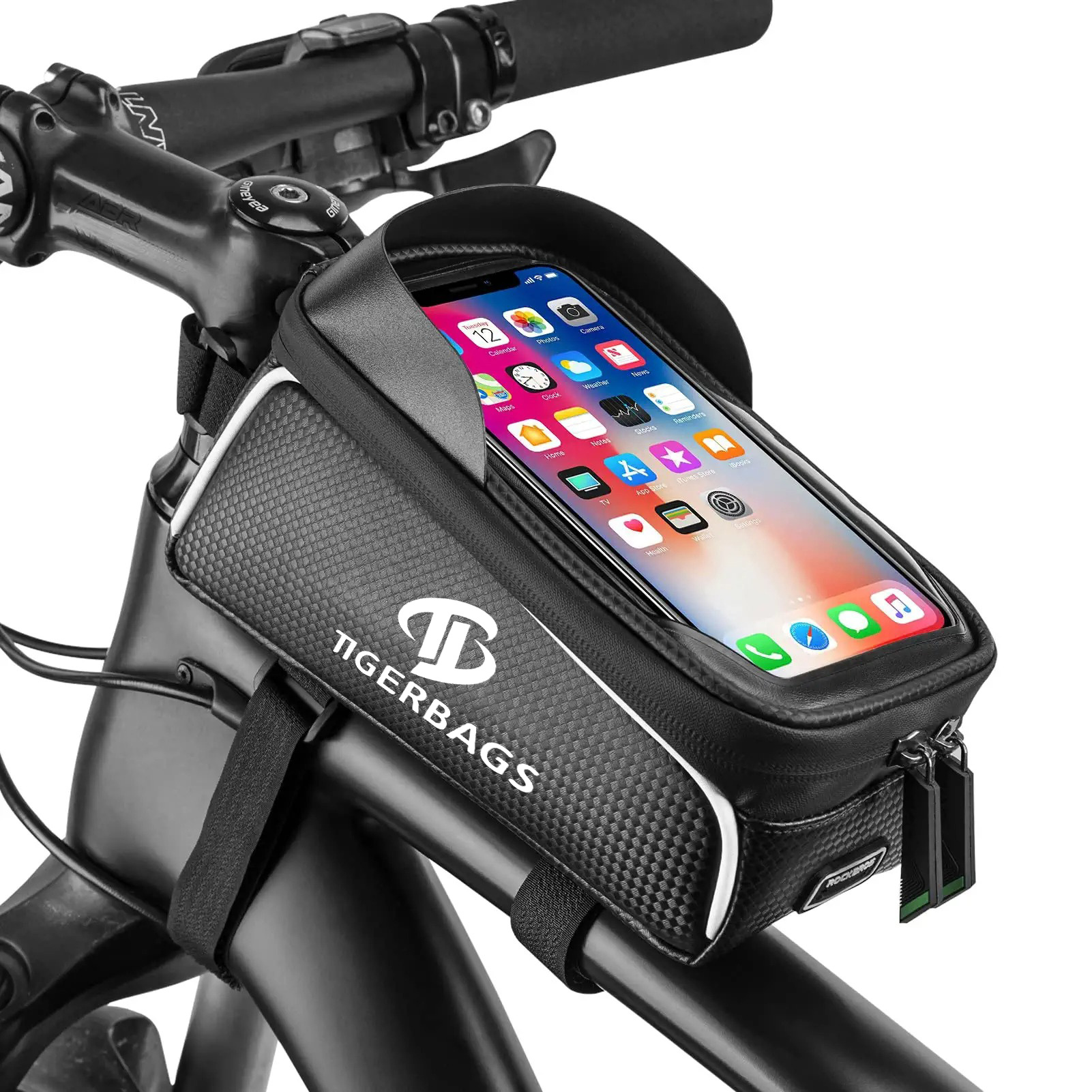 Customizable Waterproof Bicycle Phone Front Frame Bag Bicycle Bag