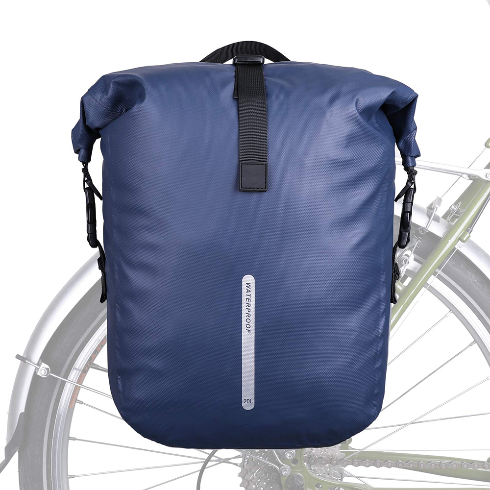 20L Bike Pannier Bag Backpack Multifunctional Cycling Bicycle Rear Seat Trunk Pack Bag Bike Saddle Bag Backseat Pack Bag