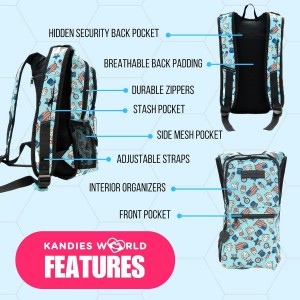 Hydration Pack – 2L Water Bladder for Raves, Hiking, Biking, Running bag