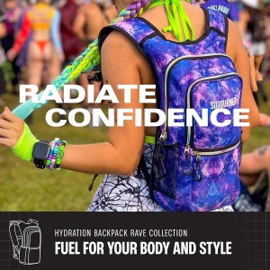 Hydration Pack, Hydration Backpack – Water Backpack with 2l Hydration, Festival Essential Hydration Pack Hydropack Hydro for Hiking