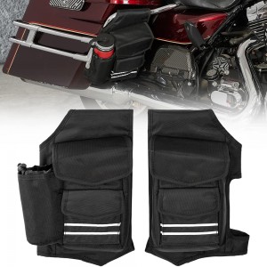 Saddle bag protective bag Storage Soft organizer bag Black Factory Outlet customizable car bag