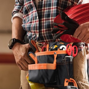 Tool bags Electricians Woodworking construction technicians Garden tools Belt Men’s and women’s work accessories orange multi-color custom
