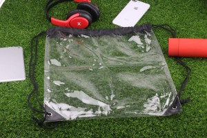 Waterproof small transparent bag is suitable for all scenarios of rope bag