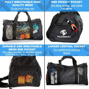 Sports Backpack for Sweaty Clothes and Equipment Gym Sports Bag