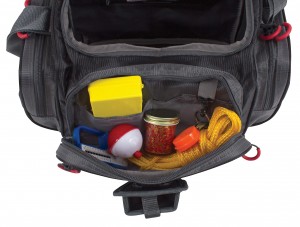 Fishing bag with side pocket with multiple compartment bags for 15 L