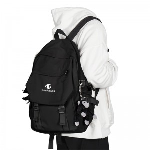 School backpacks Waterproof black backpacks College high school backpacks Boys girls Light travel backpacks