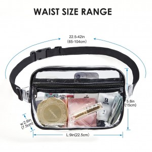 Stylish Adjustable Shoulder Strap Waist Bag Lightweight Universal Waist Bag