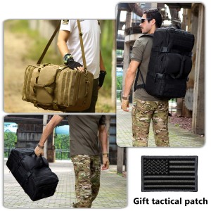 Patch waterproof and wear resistant camping equipment tactical backpack