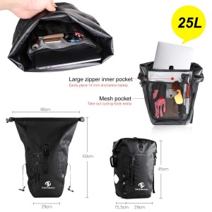 Suitable for bicycle luggage rack saddle bag waterproof bicycle bag