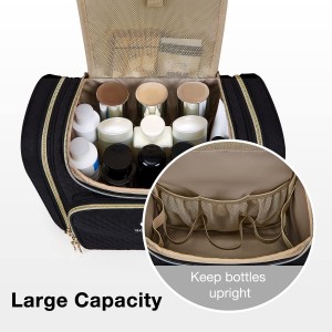 Waterproof cosmetic bag Large capacity travel cosmetic bag