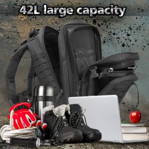 Large waterproof backpack tactical daily use backpack