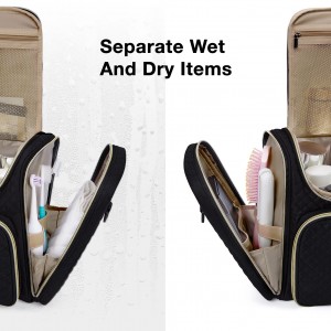 Waterproof cosmetic bag Large capacity travel cosmetic bag