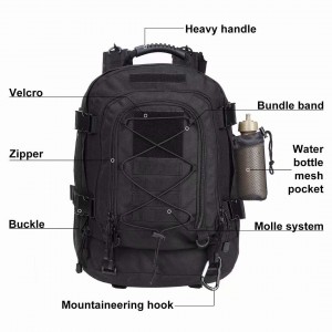 Large-capacity military tactical backpack, practical and durable