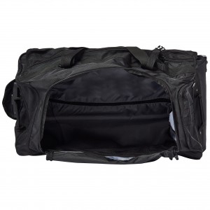 Polyester duffle wheeled bag with large capacity wear resistant and durable