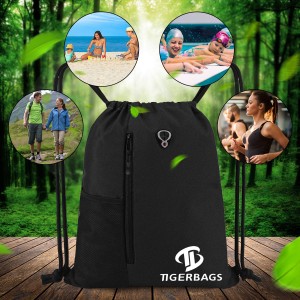 Drawstring backpack Sports and fitness bag for men and women