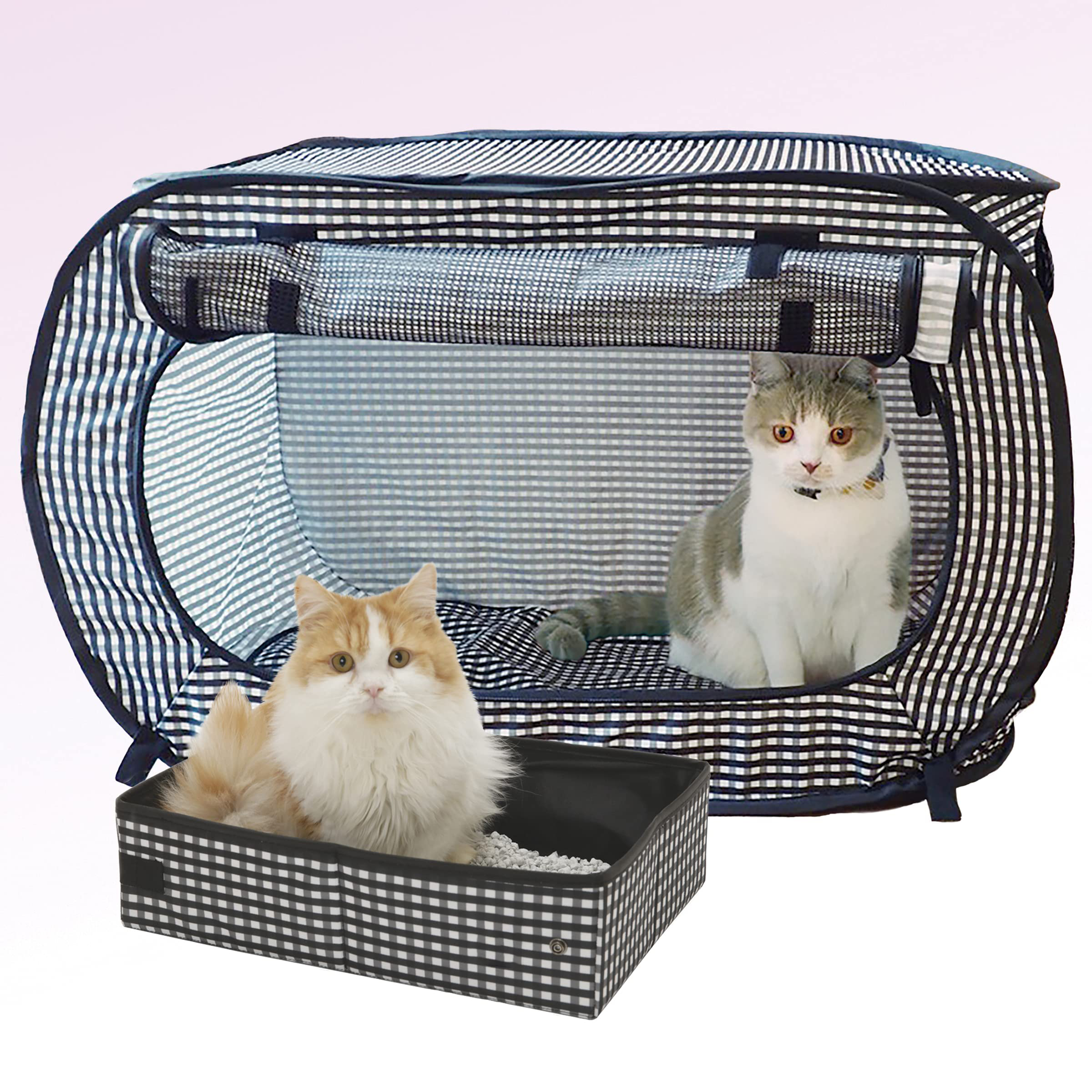 High Quaility Pet carrier – Portable pressure free cage and bin, indoor and outdoor, travel – TIGER