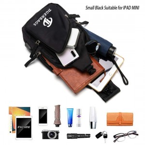 Waterproof shoulder and chest crossbody bag with USB charging port