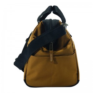 Brown large kit waterproof bag with adjustable shoulder strap customized