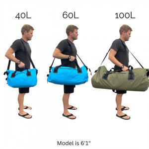 Waterproof dry bag duffel bag 40l / 60l / 100l can be customized duffel bags, keep the equipment dry, factory customized large discount
