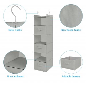 Customizable Folding Door organizer Portable Closet Organizer