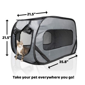 Puppy pen and cat tent collapsible cat carrier universal for pets