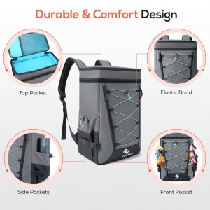 Camping picnic travel cooler bag leak proof insulation can be customized