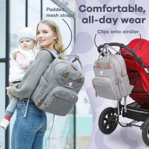 Diaper bag backpack multifunctional travel backpack for pregnant women and babies