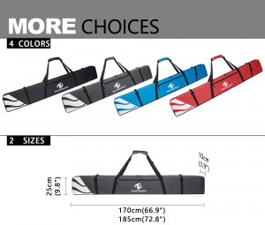 Customizable Durable Backpack 600D Oxford Cloth Ski Backpack Waterproof