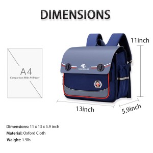Japanese-style school bag for children and students breathable mesh