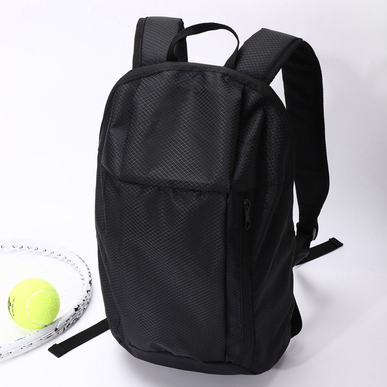 Customizable diamond-shaped multi-color backpack for junior and high school students