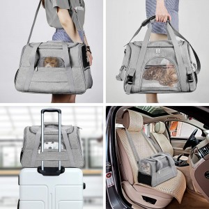 Carry shoulder bag, pet shoulder bag, aviation durable pet bag